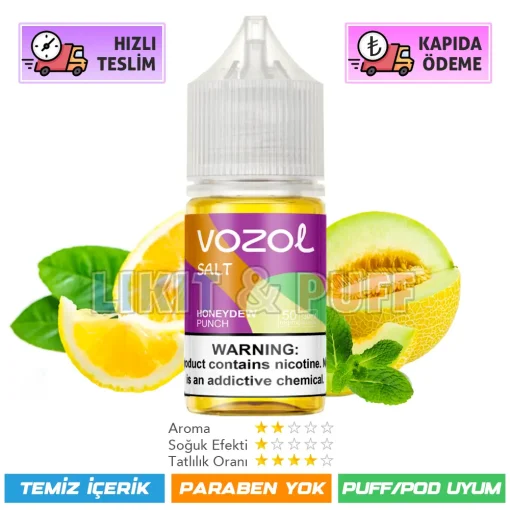 Vozol Likit Honeydew Punch