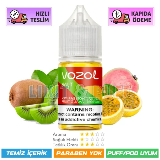 Vozol Likit Kiwi Guava Passion Fruit