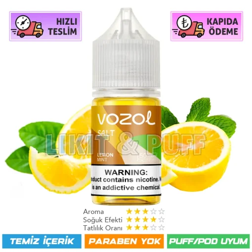 Vozol Likit Lemon Mint