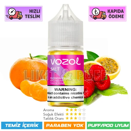 Vozol Likit Passion Fruit Raspberry Tangerine