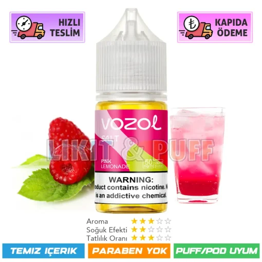 Vozol Likit Pink Lemonade