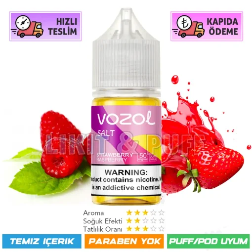 Vozol Likit Strawberry Raspberry