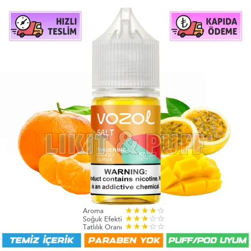 Vozol Likit Tangerine Mango Guava