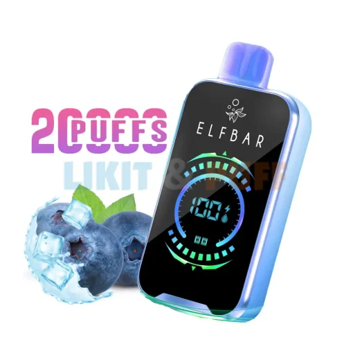 Elf Bar 20000 Puff Raya D2 Blueberry ice