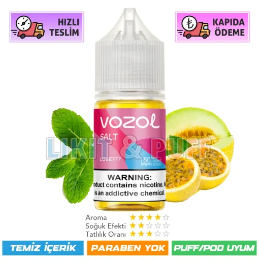 Vozol Likit Love 777 Salt 30ml