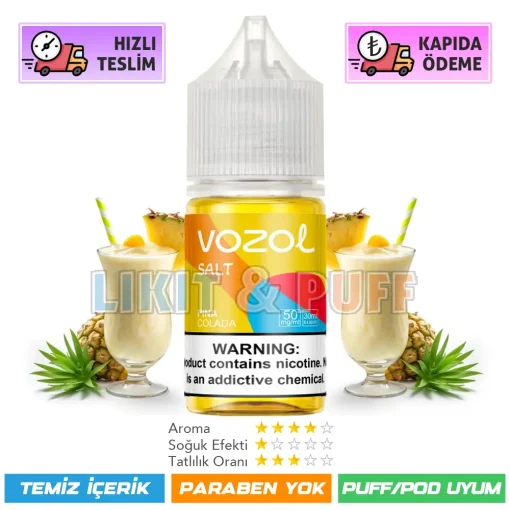 Vozol Likit Pina Colada Salt 30ml